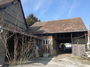 Rénovation d'une vieille ferme en Alsace dans le haut rhin