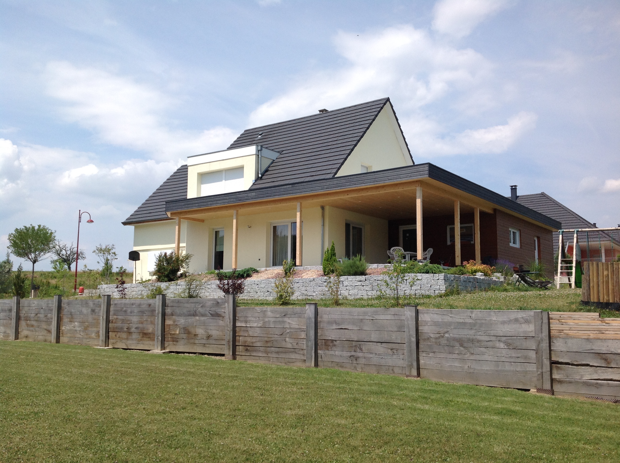 Abri / Terrasse / Exterieur - Constructeur de maison et extensions en  ossature bois, charpente